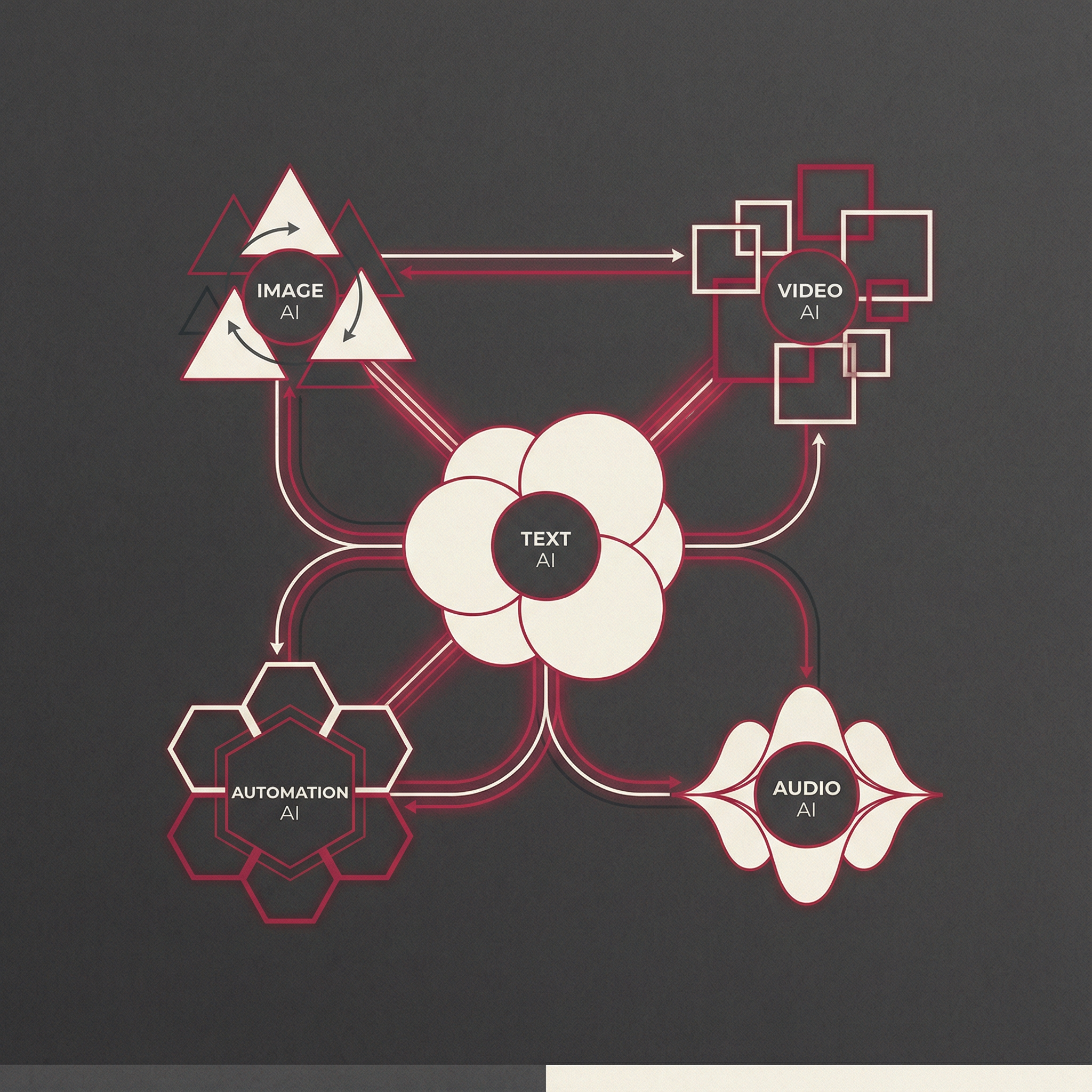 5 AI Capabilities: Text, Image, Audio, Video, Automation